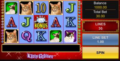 kitty glitter screenshot